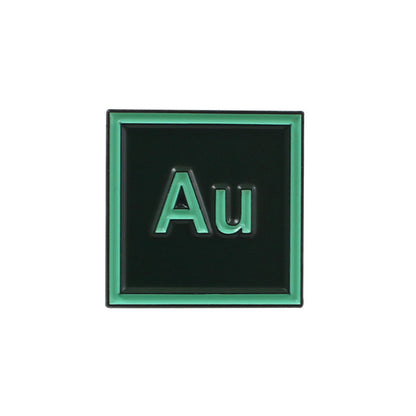 Alloy Letter Pin Featuring Enamel Craftsmanship Available In Colour