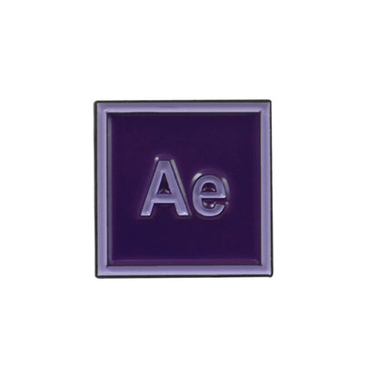 Alloy Letter Pin Featuring Enamel Craftsmanship Available In Colour