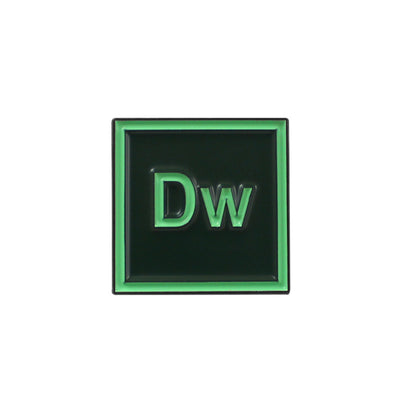 Alloy Letter Pin Featuring Enamel Craftsmanship Available In Colour