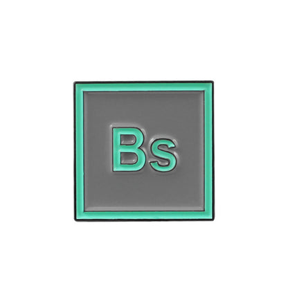 Alloy Letter Pin Featuring Enamel Craftsmanship Available In Colour