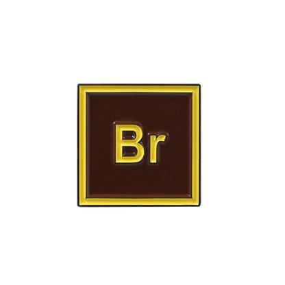 Alloy Letter Pin Featuring Enamel Craftsmanship Available In Colour