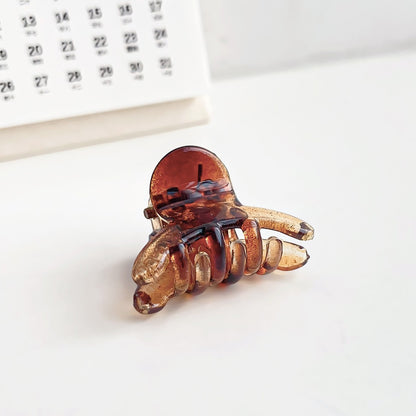 Modern Style Quadrilateral Hairpin For Women, Made Of Durable Plastic