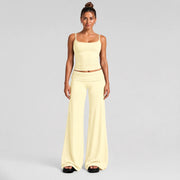 Vest + Trousers Cream Yellow