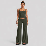Vest + Trousers Olive Green