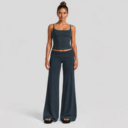 Vest + Pants Blueberry Color