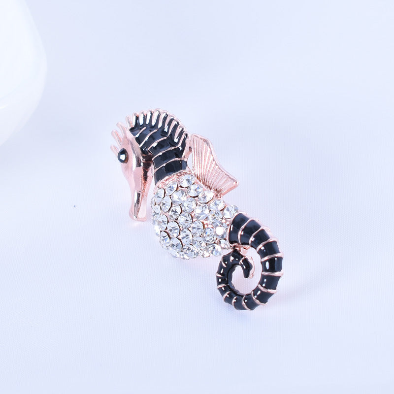 Owl Pin Made Of Alloy Featuring Enamel Craftsmanship