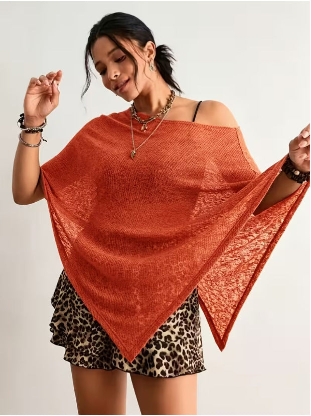 Solid Color Knitwear Pullover Sleeveless Top In Long Length, Knitted Polyester Fabric For Women