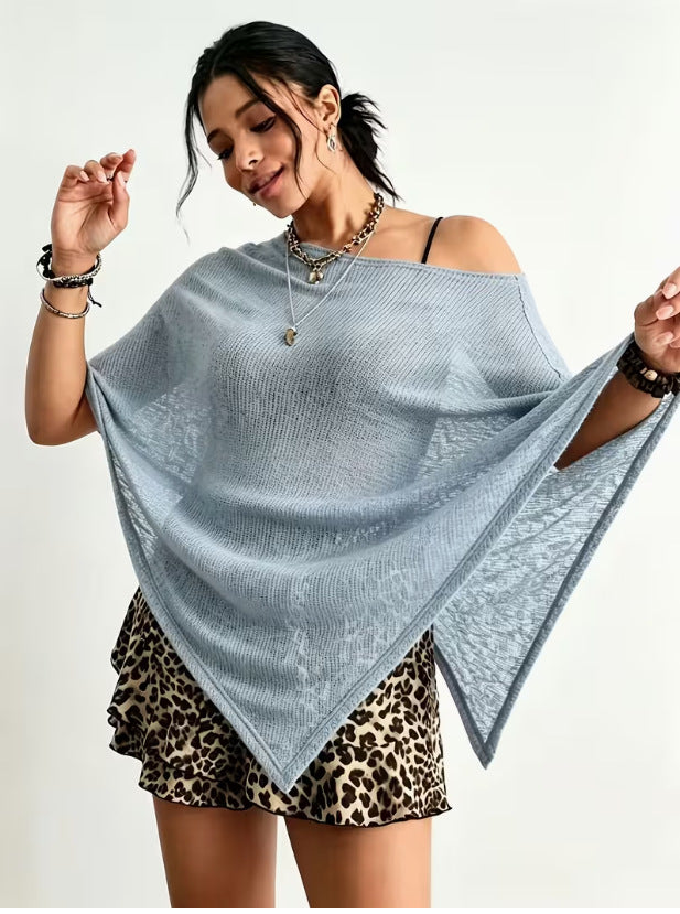 Solid Color Knitwear Pullover Sleeveless Top In Long Length, Knitted Polyester Fabric For Women