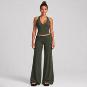 Vest + Trousers Olive Green