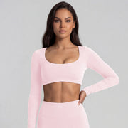 Long-sleeved pink