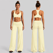 Trousers + Vest Cream Yellow