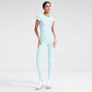 Short Sleeves + Long Pants, Light Blue