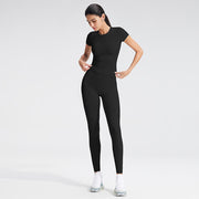 Short Sleeves + Long Pants, Black
