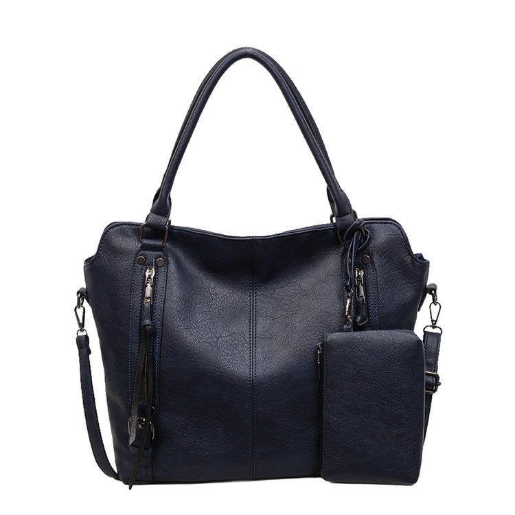 Unisex Square PU Leather Shoulder Bag With Single Shoulder Strap, Large Capacity For All Seasons