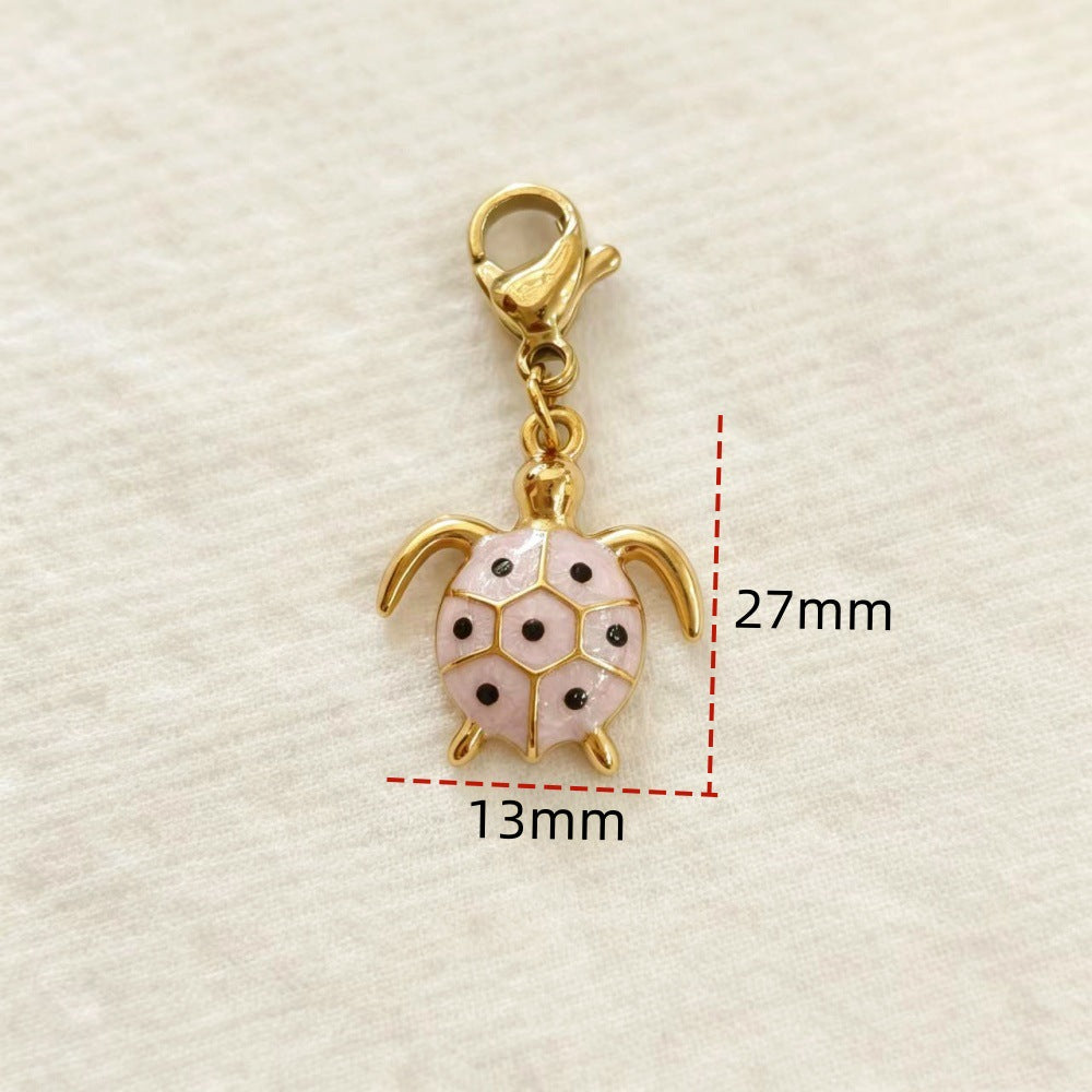 Hippocampus Pendant In 304 Stainless Steel With Electroplated Finish, Marine Style Jewelry Accessory