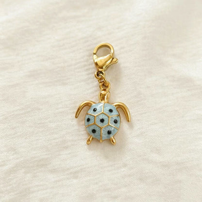 Hippocampus Pendant In 304 Stainless Steel With Electroplated Finish, Marine Style Jewelry Accessory
