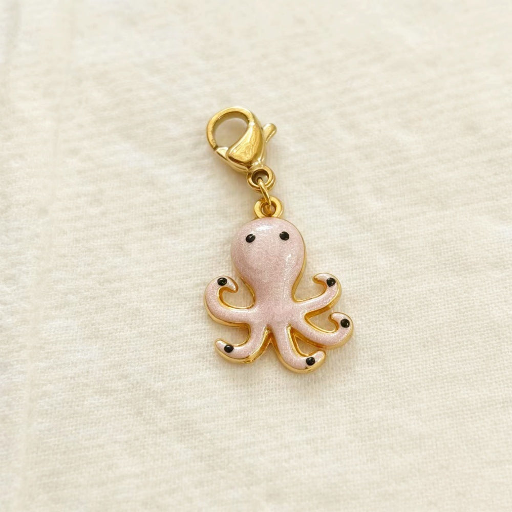 Hippocampus Pendant In 304 Stainless Steel With Electroplated Finish, Marine Style Jewelry Accessory