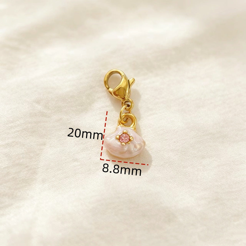 Hippocampus Pendant In 304 Stainless Steel With Electroplated Finish, Marine Style Jewelry Accessory