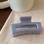Gray Rectangular Claw Clip