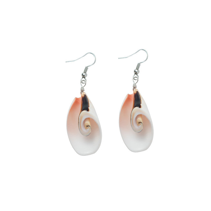 Exaggerated Shell Earrings For Women, Perfect For Beach Wear