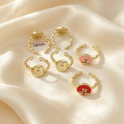 Daisy Copper Jewelry Accessory With Electroplated Finish In Sweet Style