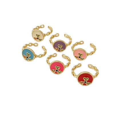 Daisy Copper Jewelry Accessory With Electroplated Finish In Sweet Style