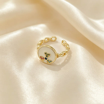 Daisy Copper Jewelry Accessory With Electroplated Finish In Sweet Style