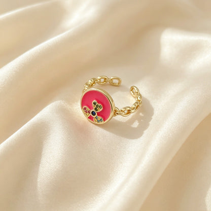 Daisy Copper Jewelry Accessory With Electroplated Finish In Sweet Style