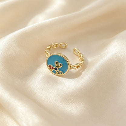Daisy Copper Jewelry Accessory With Electroplated Finish In Sweet Style