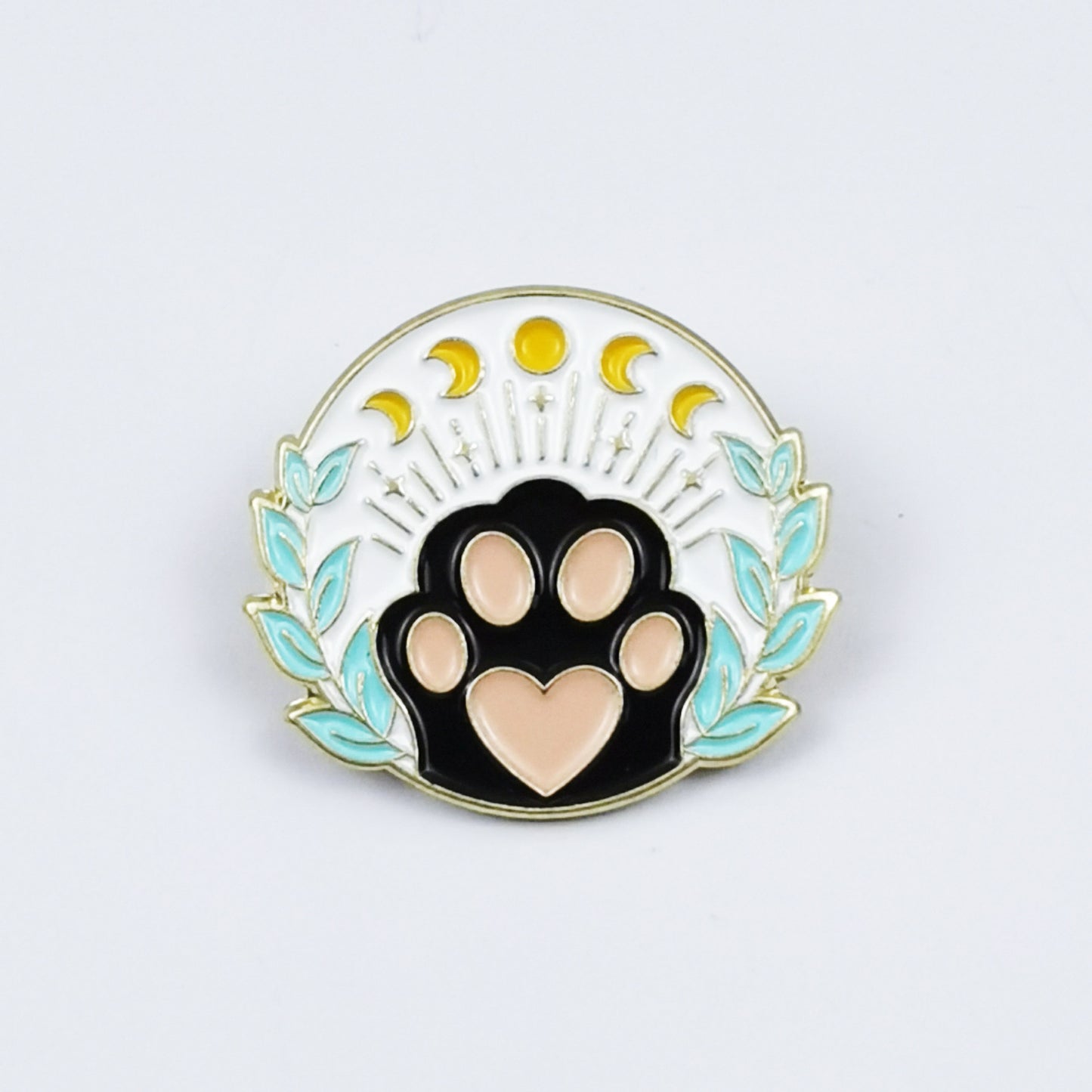 Cat Pin Made Of Zinc Alloy Featuring Enamel Craft