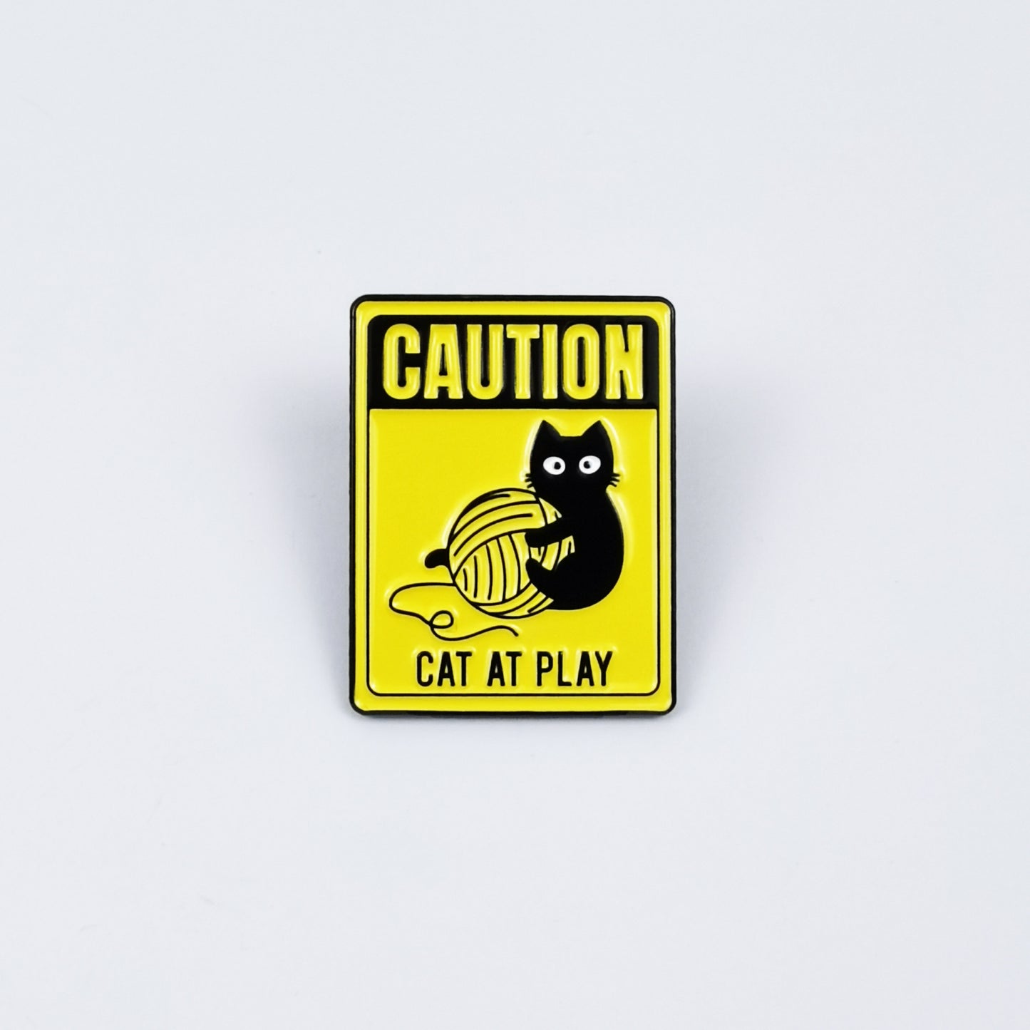 Cat Pin Made Of Zinc Alloy Featuring Enamel Craft