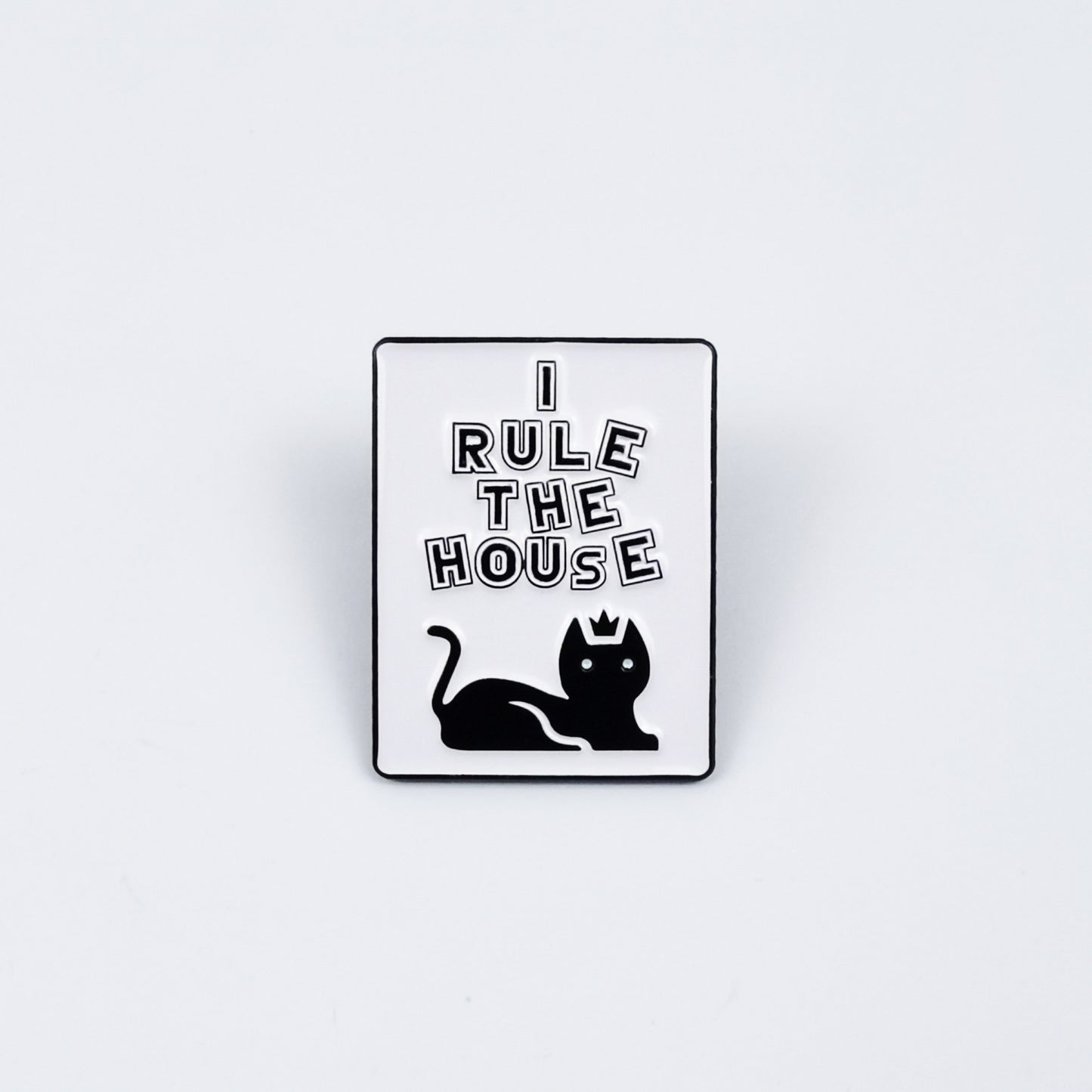 Cat Pin Made Of Zinc Alloy Featuring Enamel Craft