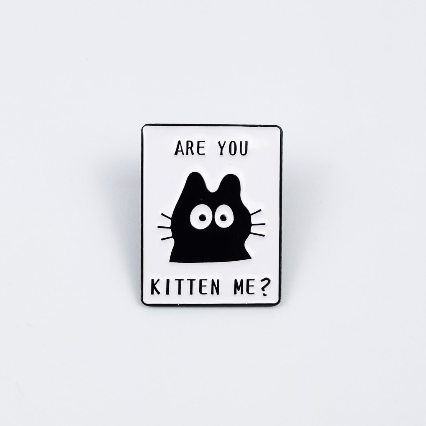 Cat Pin Made Of Zinc Alloy Featuring Enamel Craft