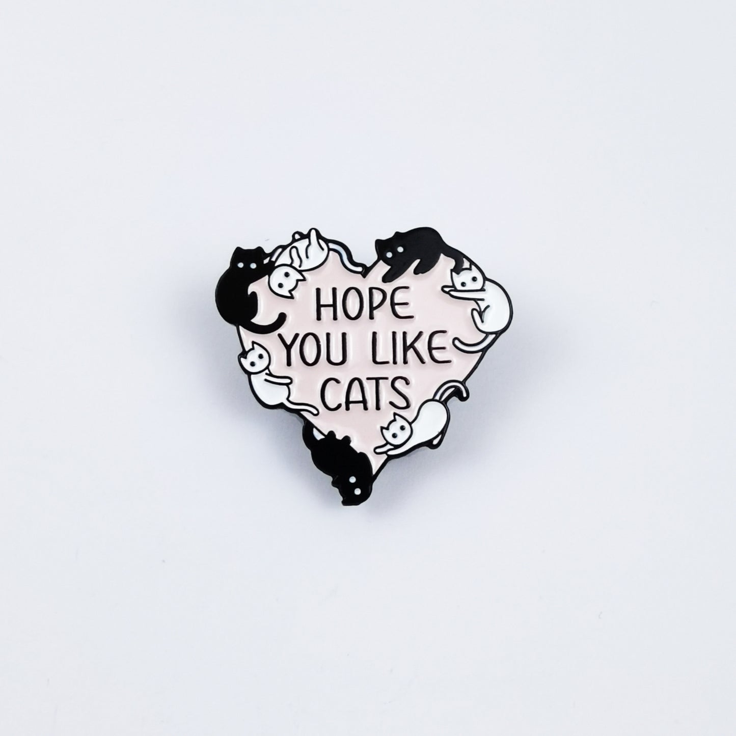 Cat Pin Made Of Zinc Alloy Featuring Enamel Craft