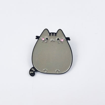 Cat Pin Made Of Zinc Alloy Featuring Enamel Craft