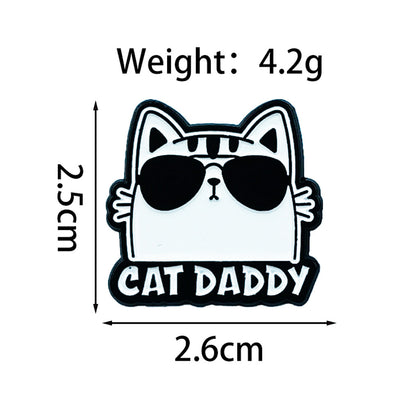 Cat Pin Made Of Zinc Alloy Featuring Enamel Craft