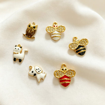 Cat Pendant Made Of 304 Stainless Steel With 18K Real Gold Plated Electroplated Finish, Sweet Style Jewelry Accessory In Gold