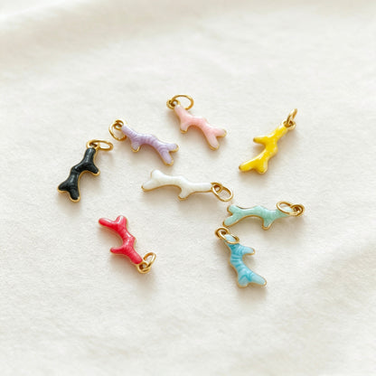 Ocean Pendant In 304 Stainless Steel With Electroplated Finish, Marine Style Jewelry Accessory In Steel Color