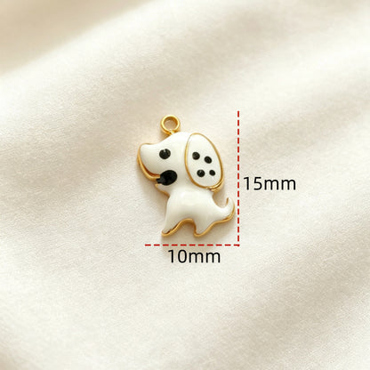Cat Pendant Made Of 304 Stainless Steel With 18K Real Gold Plated Electroplated Finish, Sweet Style Jewelry Accessory In Gold