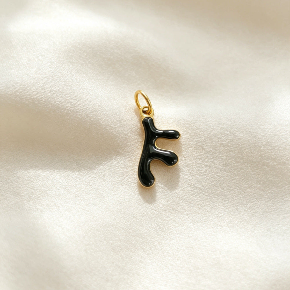 Ocean Pendant In 304 Stainless Steel With Electroplated Finish, Marine Style Jewelry Accessory In Steel Color
