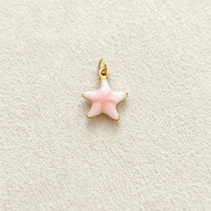 Ocean Pendant In 304 Stainless Steel With Electroplated Finish, Marine Style Jewelry Accessory In Steel Color