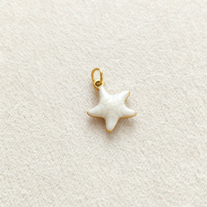 Ocean Pendant In 304 Stainless Steel With Electroplated Finish, Marine Style Jewelry Accessory In Steel Color