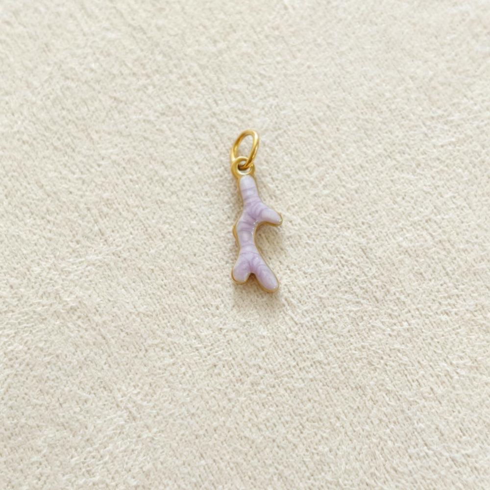 Ocean Pendant In 304 Stainless Steel With Electroplated Finish, Marine Style Jewelry Accessory In Steel Color