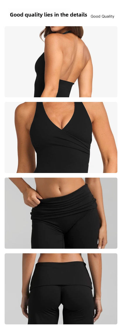 Solid Color Full Length Sport Pants For Fitness, Made With Nylon Fabric Featuring Criss Cross Design, Available In Stretchy Material