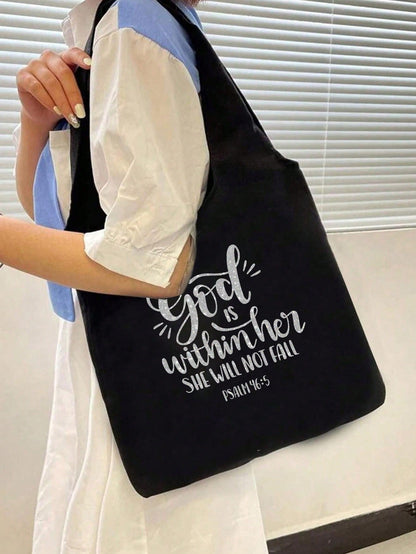 Unisex Square Polyester Shoulder Bag With Single Shoulder Strap, Suitable For All Seasons