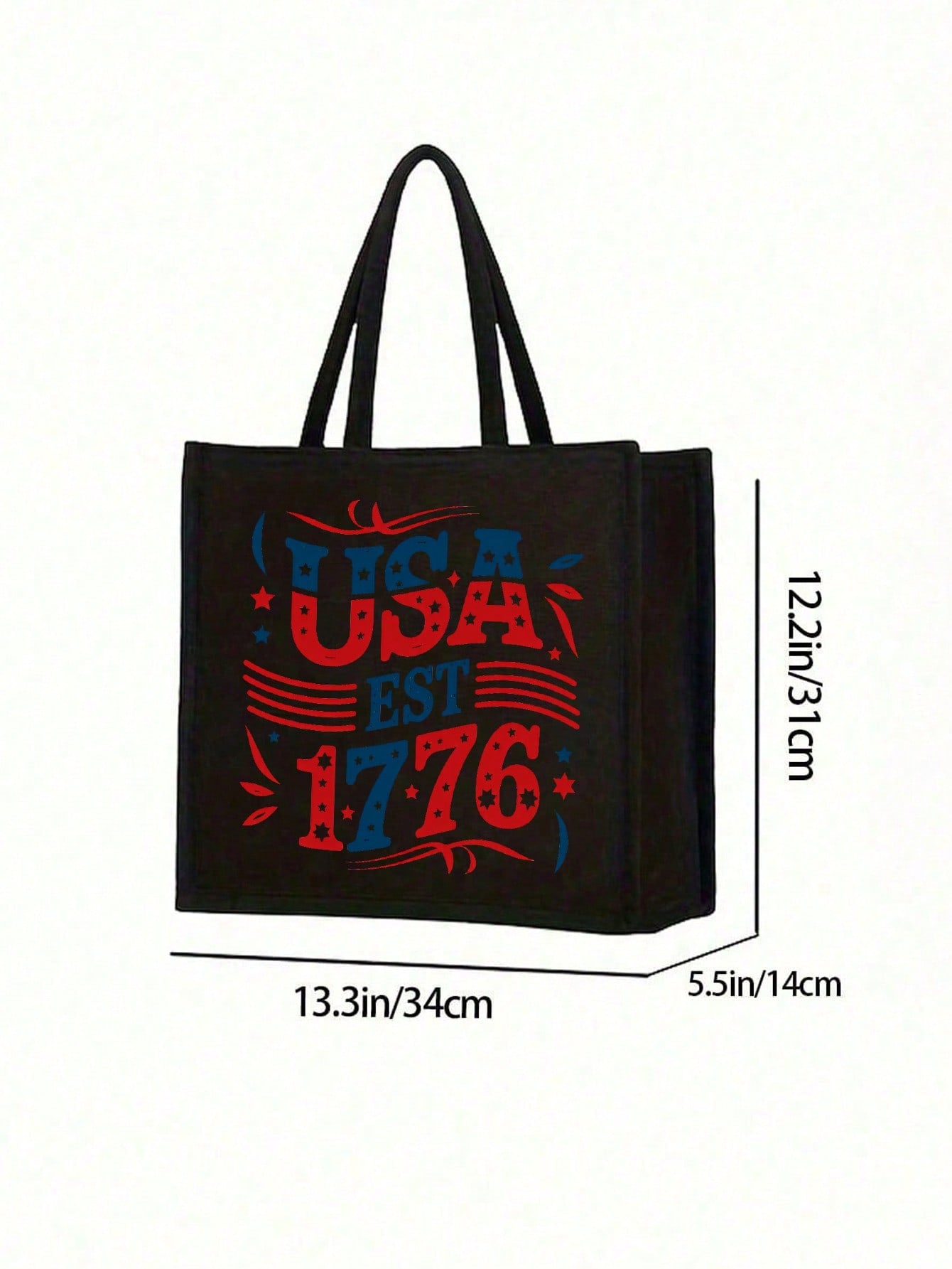 Unisex Square Polyester Shoulder Bag With Single Shoulder Strap, Printing Design, Suitable For All Seasons