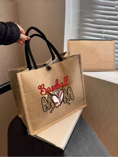 Unisex Square Polyester Shoulder Bag With Single Shoulder Strap, Printing Design, Suitable For All Seasons