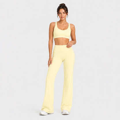 Sport Full Length Running Pants For Women, Sleeveless Design In Nylon Fabric, Perfect For Summer
