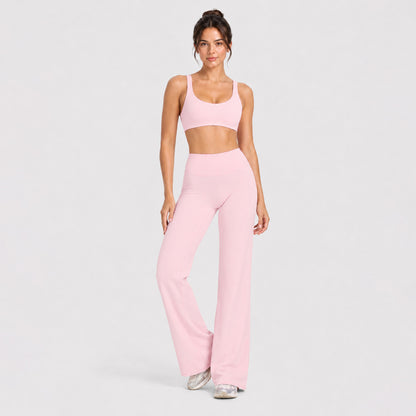 Sport Full Length Running Pants For Women, Sleeveless Design In Nylon Fabric, Perfect For Summer