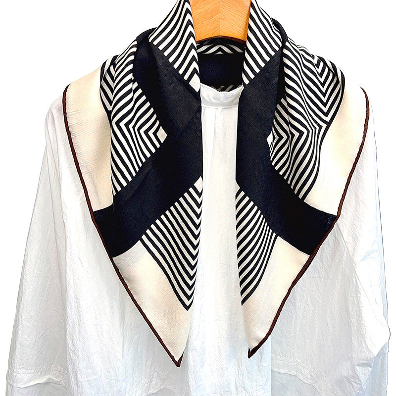 Fairy Style Silk Scarf, Lightweight And Elegant For Summer Wear